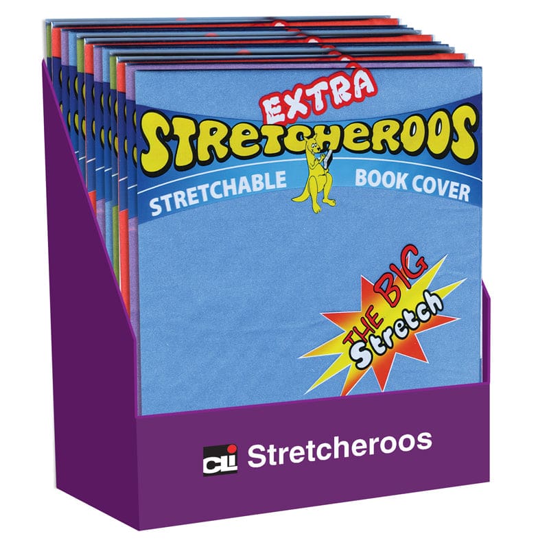 Bookcovers Stretcheroos 36St Assorted Colors - Sheet Protectors - Charles Leonard
