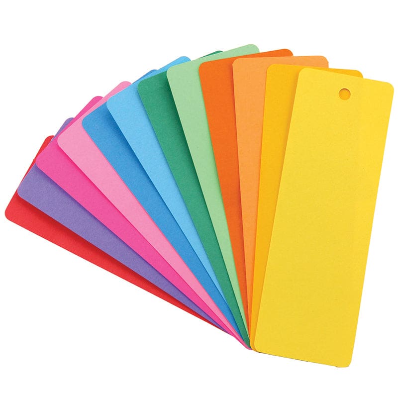 Bookmarks 2 X 6 Asstd Colors 100 (Pack of 6) - Bookmarks - Hygloss Products Inc.