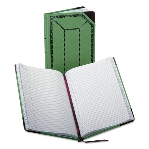 Boorum & Pease Account Record Book Record-style Rule Green/black/red Cover 12.13 X 7.44 Sheets 500 Sheets/book - Office - Boorum & Pease®