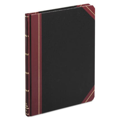 Boorum & Pease Extra-durable Bound Book Single-page 5-column Accounting Black/maroon/gold Cover 10.13 X 7.78 Sheets 150 Sheets/book - Office