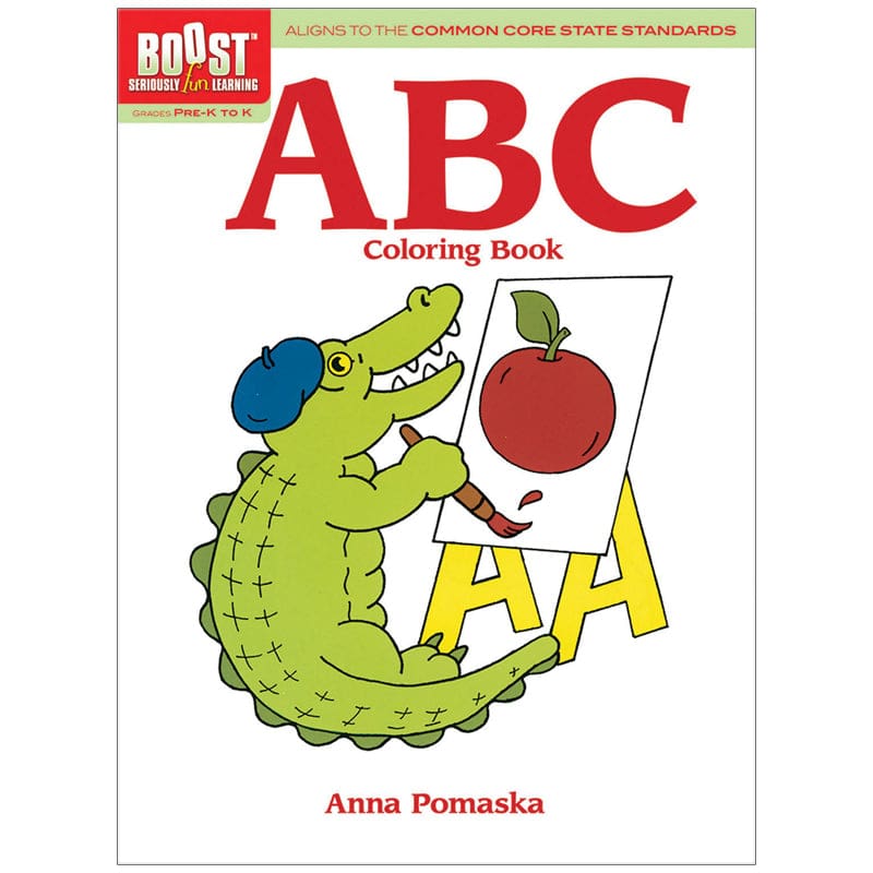 Boost Abc Coloring Book Gr Pk-K (Pack of 10) - Art Activity Books - Dover Publications