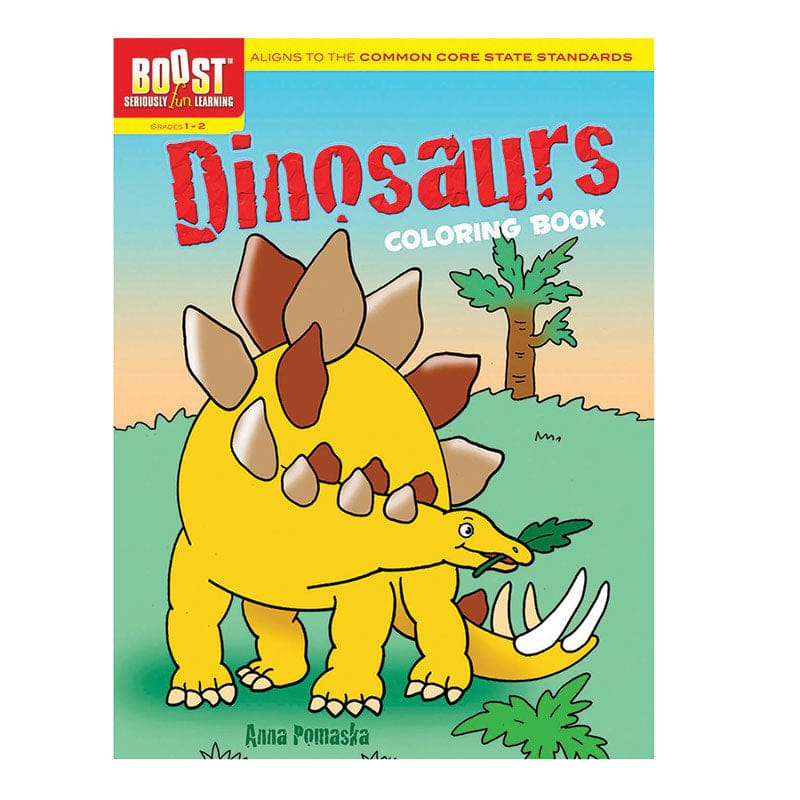 Boost Dinosaurs Coloring Book Gr 1-2 (Pack of 10) - Art Activity Books - Dover Publications