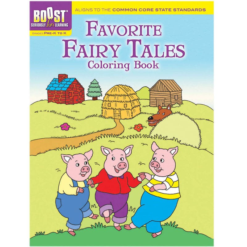 Boost Favorite Fairy Tales Coloring Book Gr Pk-K (Pack of 10) - Art Activity Books - Dover Publications