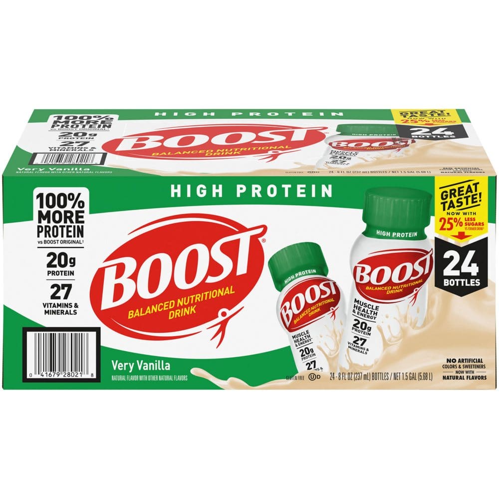 BOOST High Protein Drink Vanilla (24 pk.) - Diet Nutrition & Protein - BOOST High