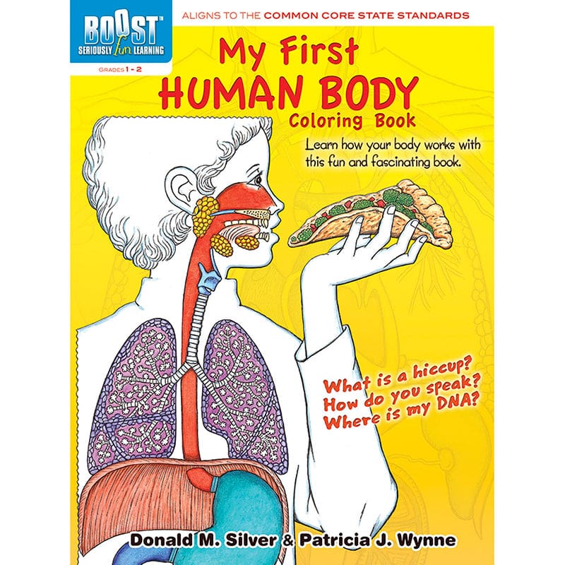 Boost My First Human Body Coloring Book Gr 1-2 (Pack of 10) - Art Activity Books - Dover Publications