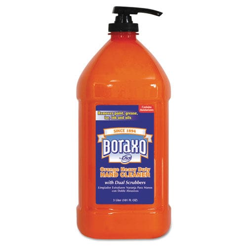 Boraxo Orange Heavy Duty Hand Cleaner 3 L Pump Bottle 4/carton - Janitorial & Sanitation - Boraxo®
