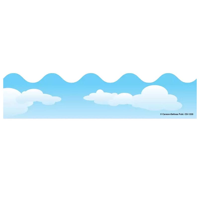 Border Clouds Scalloped (Pack of 10) - Border/Trimmer - Carson Dellosa Education