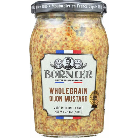 Bornier Bornier Whole Grain Dijon Mustard, 7.4 oz