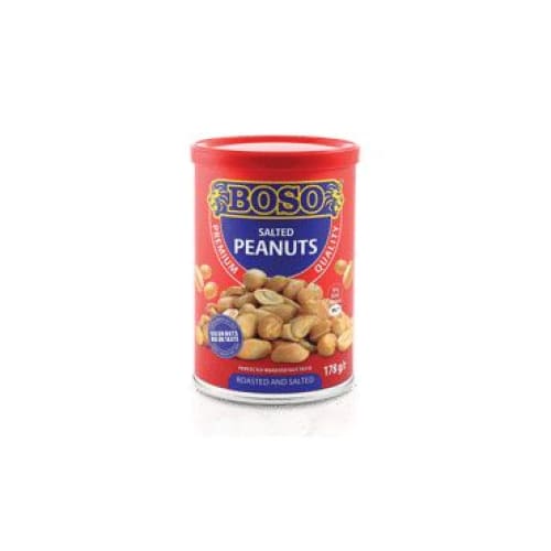BOSO Shelled Roasted & Salted Peanuts 6.28 oz. (178 g.) - Boso