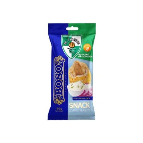 BOSO XXL Sourcream & Onion Flavor Peanuts 6.7 oz. (190 g.) - Boso