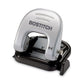 Bostitch 20-sheet Ez Squeeze Two-hole Punch 9/32 Holes Black/silver - Office - Bostitch®