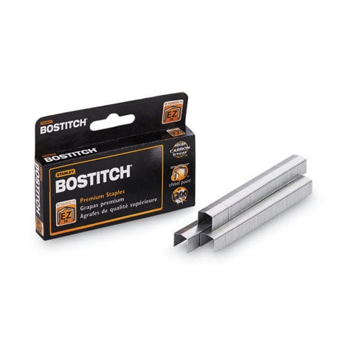 Bostitch Ez Squeeze B8 Powercrown Premium Staples 0.38 Leg 0.5 Crown Steel 1,200/box - Office - Bostitch®