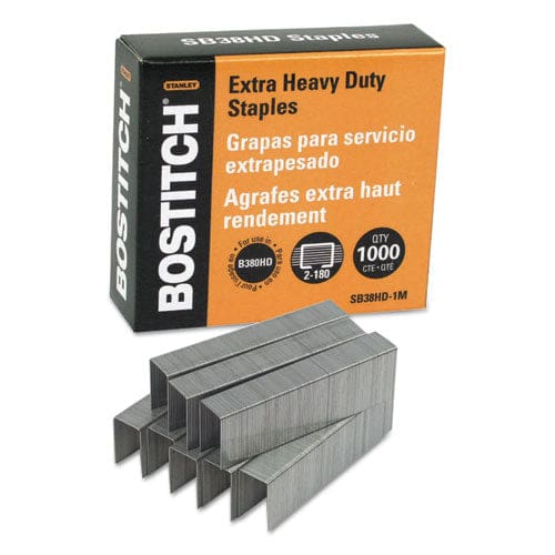 Bostitch Heavy-duty Premium Staples 0.88 Leg 0.5 Crown Steel 1,000/box - Office - Bostitch®