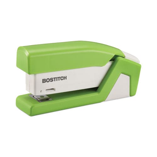 Bostitch Injoy Spring-powered Compact Stapler 20-sheet Capacity Green - School Supplies - Bostitch®