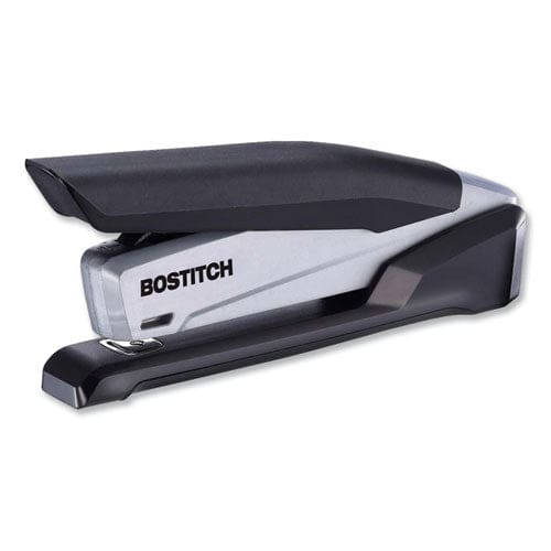 Bostitch Inpower Spring-powered Desktop Stapler With Antimicrobial Protection 20-sheet Capacity Black/gray - School Supplies - Bostitch®