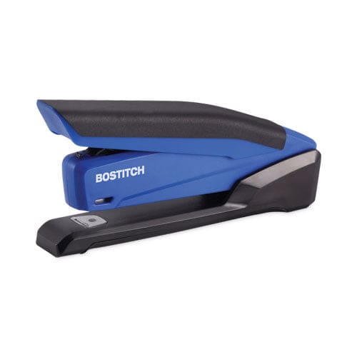 Bostitch Inpower Spring-powered Desktop Stapler With Antimicrobial Protection 20-sheet Capacity Blue/black - School Supplies - Bostitch®