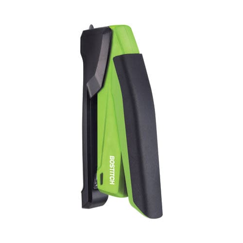 Bostitch Inpower Spring-powered Desktop Stapler With Antimicrobial Protection 20-sheet Capacity Green/black - School Supplies - Bostitch®