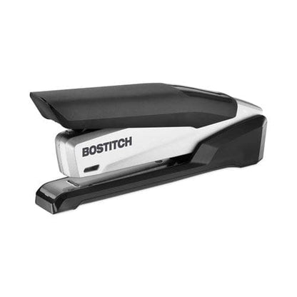 Bostitch Inpower Spring-powered Desktop Stapler With Antimicrobial Protection 28-sheet Capacity Black/silver - School Supplies - Bostitch®