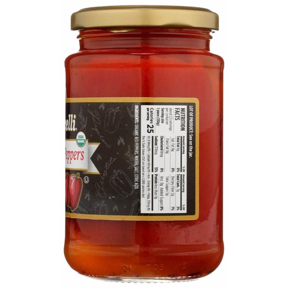 BOTTICELLI FOODS LLC Grocery > Pantry > Food BOTTICELLI FOODS LLC: Organic Roasted Red Peppers, 12 oz