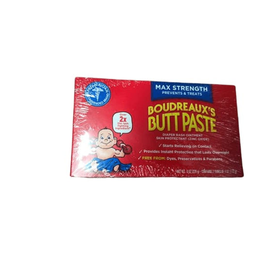 Boudreaux's Butt Paste Diaper Rash Ointment | Maximum Strength | 8 oz. - ShelHealth.Com