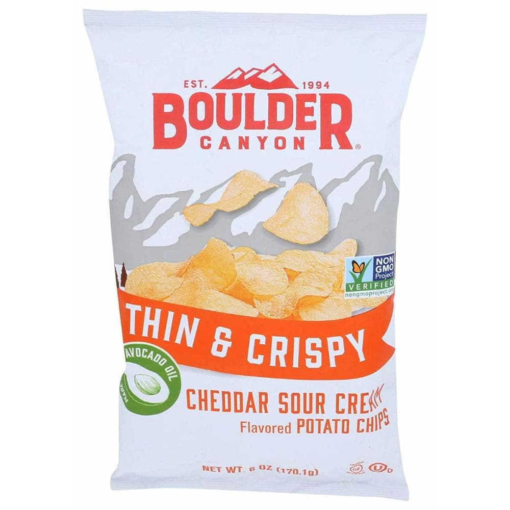 BOULDER CANYON Boulder Canyon Cheddar Sour Cream Potato Chips, 6 Oz