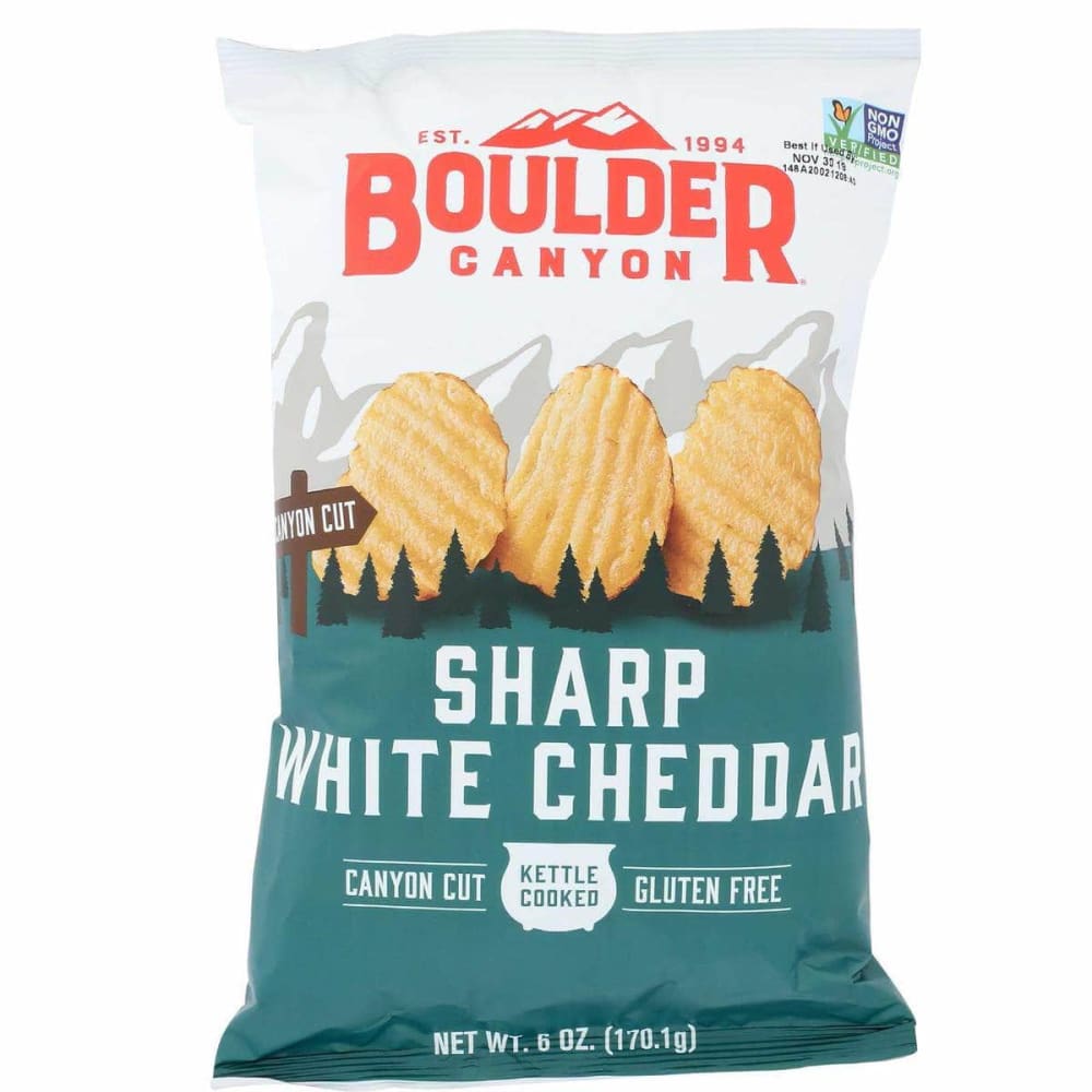 BOULDER CANYON Boulder Canyon Chip Kettle Shrp Wht Chdr, 6 Oz