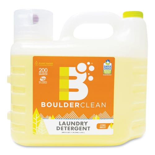 Boulder Clean Liquid Laundry Detergent Citrus Breeze 200 He Loads 200 Oz Bottle - Janitorial & Sanitation - Boulder Clean