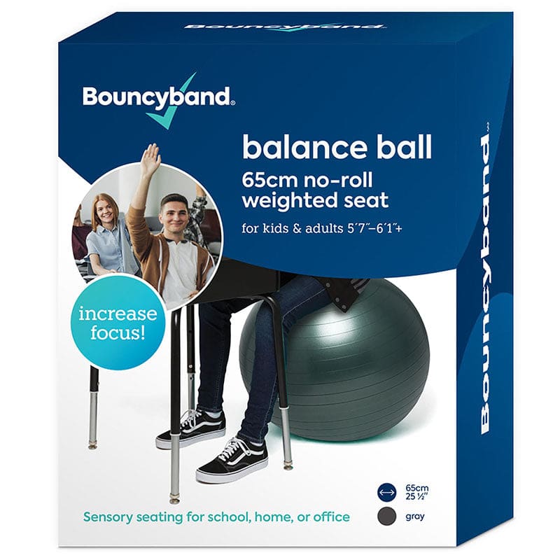 Bouncyband Balance Ball 65Cm Dk Gry - Physical Fitness - Bouncy Bands
