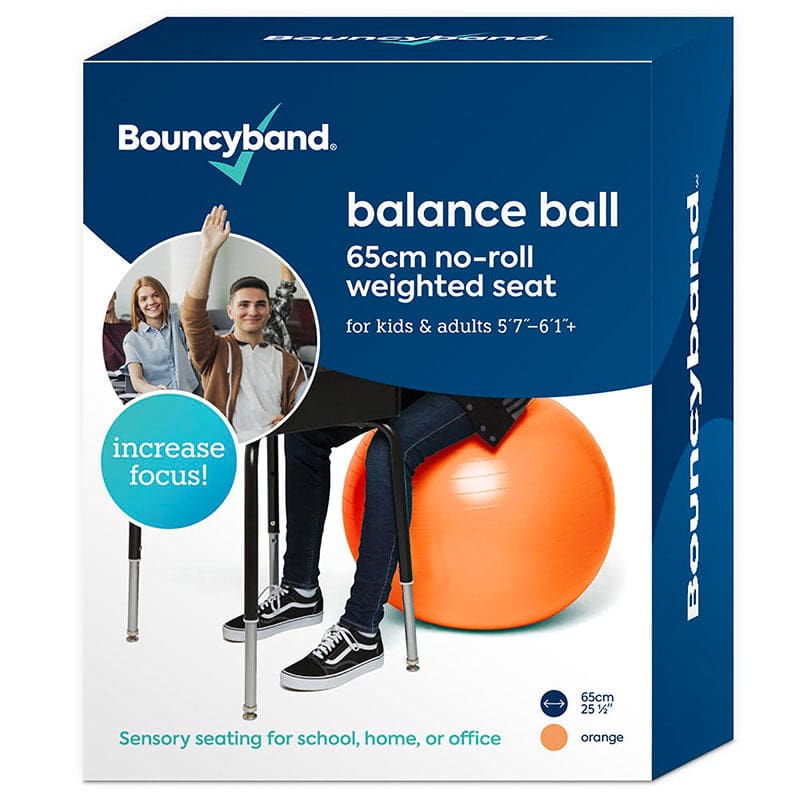Bouncyband Balance Ball 65Cm Orange - Physical Fitness - Bouncy Bands