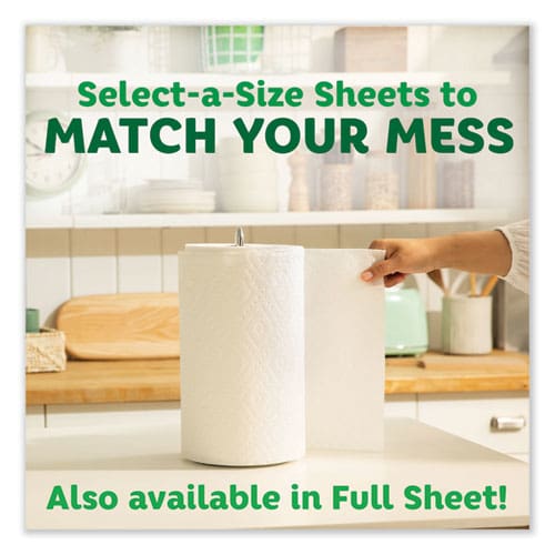 Bounty Select-a-size Kitchen Roll Paper Towels 2-ply 5.9 X 11 White 113 Sheets/roll 8 Double Plus Rolls/pack - School Supplies - Bounty®