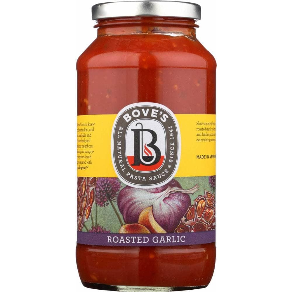 Boves Of Vermont Boves Of Vermont Sauce Pasta Roasted Garlic, 24 oz