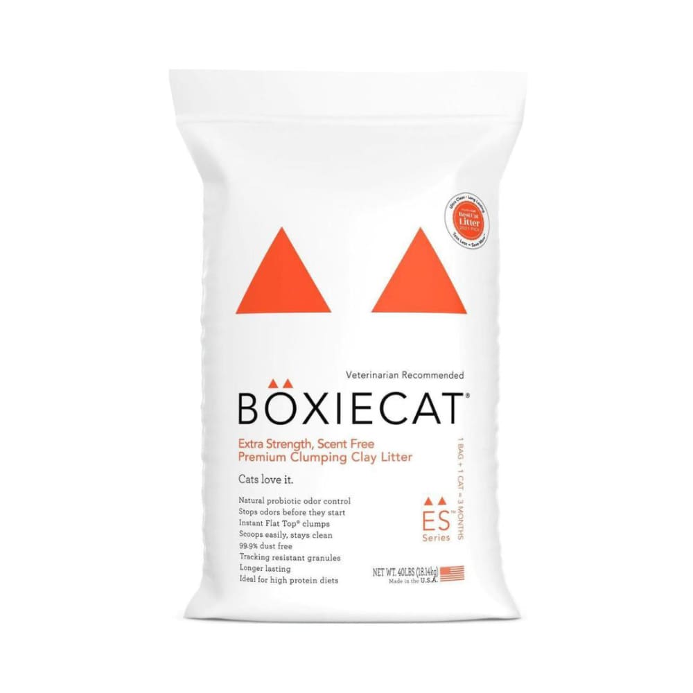 Boxiecat Clay Extra Strength Litter 40Lb - Pet Supplies - Boxiecat