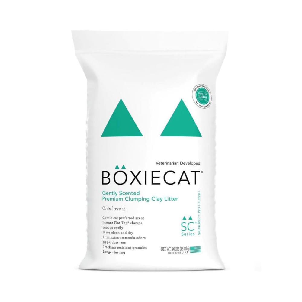 Boxiecat Clay Gently Scented Litter 40Lb - Pet Supplies - Boxiecat