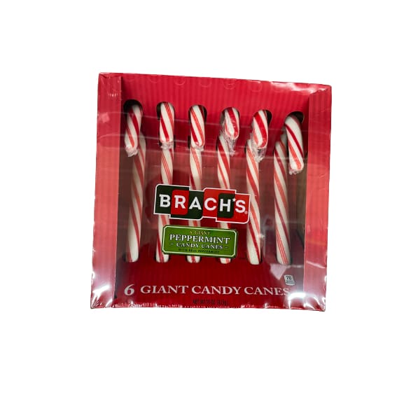 Brach's Red & White Giant Candy Canes, 6ct, 15oz ShelHealth