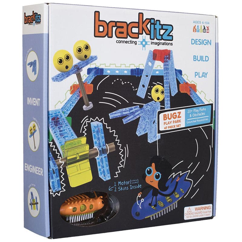 Brackitz Bugz 47 Piece Set - Blocks & Construction Play - Brackitz
