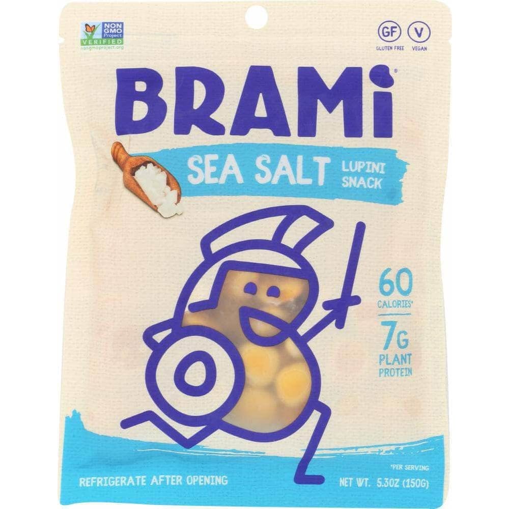 Brami Snacks Brami Lupini Snack Sea Salt Bean, 5.3 oz