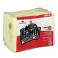 Brawny Professional Dusting Cloths Quarterfold 17 X 24 Yellow 50/pack 4 Packs/carton - Janitorial & Sanitation - Brawny® Professional