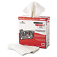 Brawny Professional Medium Duty Scrim Reinforced Wipers 4-ply 9.25 X 16.69 White 166/box 5 Boxes/carton - Janitorial & Sanitation - Brawny®
