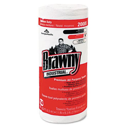 Brawny Professional Premium Drc Perforated Roll Wipers 11 X 9.38 White 84/roll 20 Rolls/carton - Janitorial & Sanitation - Brawny®