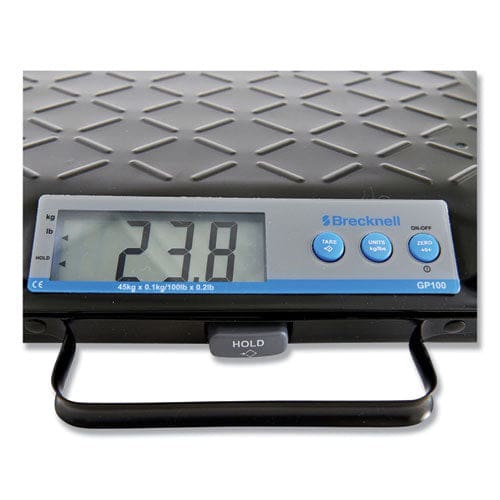 Brecknell Portable Electronic Utility Bench Scale 100 Lb Capacity 12.5 X 10.95 X 2.2 Platform - Office - Brecknell