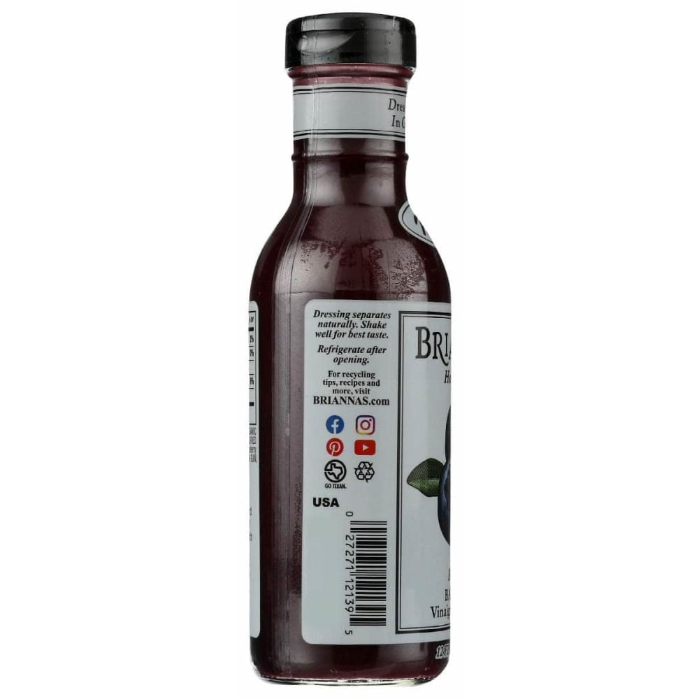 BRIANNAS Briannas Blueberry Balsamic Vinaigrette, 12 Oz