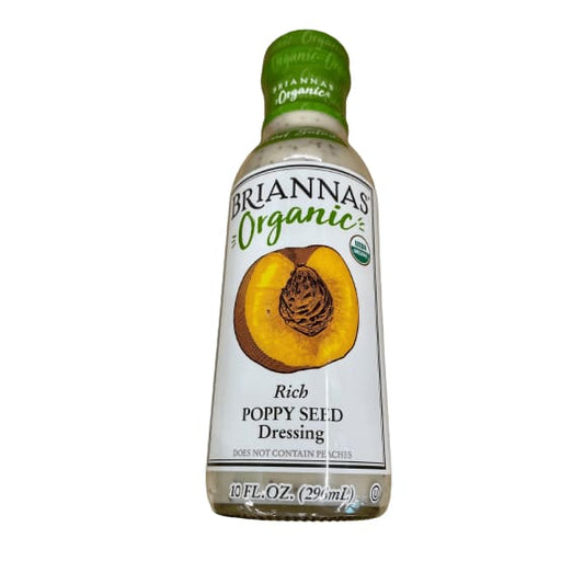 BRIANNAS BRIANNAS Organic Rich Poppy Seed Dressing, 10 Fl Oz
