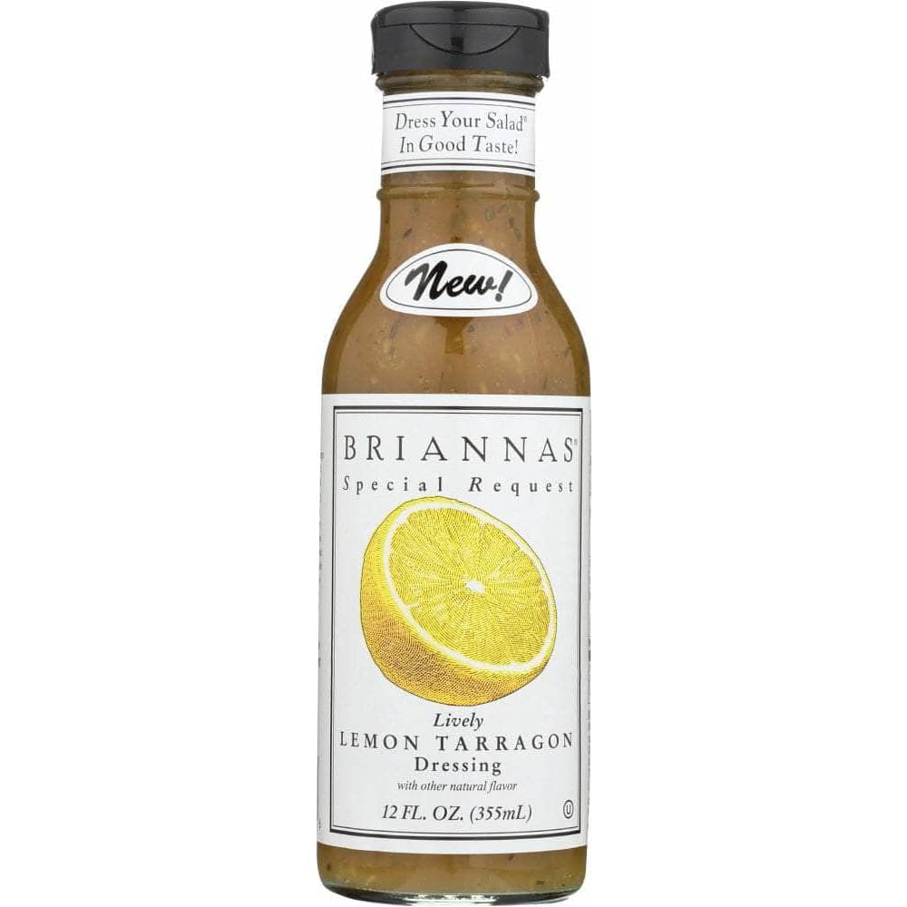 Briannas Briannas Special Request Lively Lemon Tarragon Dressing, 12 oz