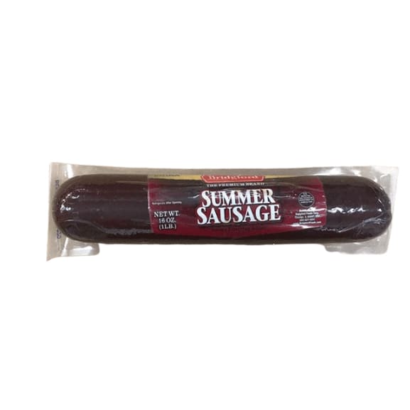Bridgford Summer Sausage Meat Sticks, Gluten Free, Made in the USA, 16 oz. - ShelHealth.Com