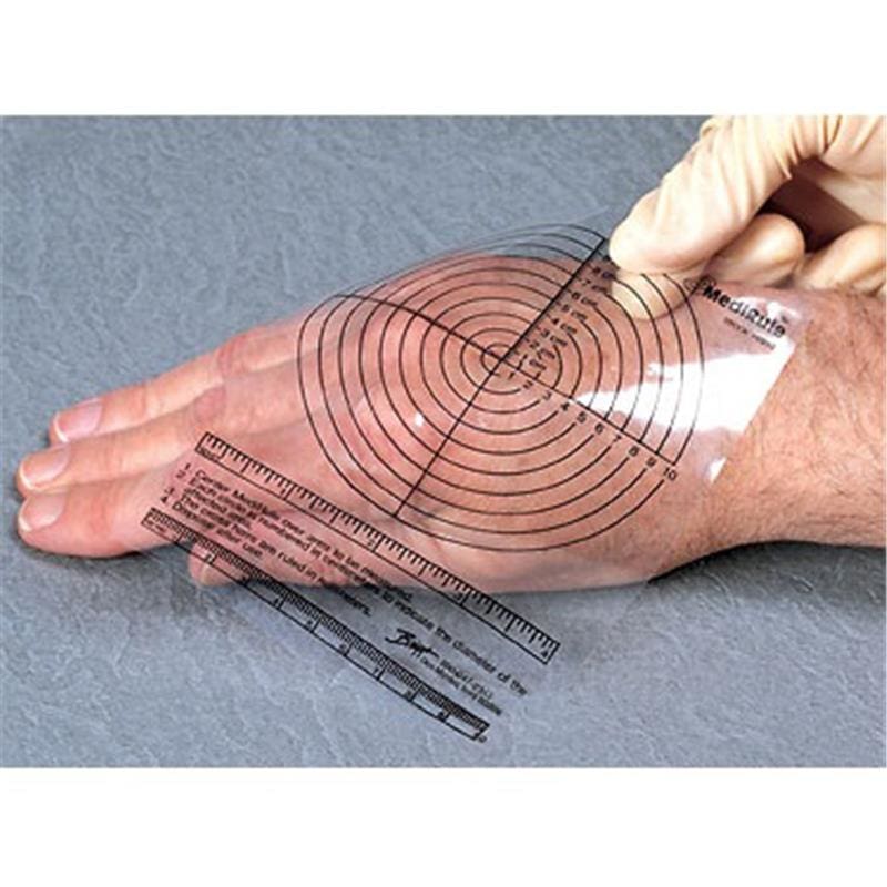Briggs Medi Rule Wound Measuring 4.5 X 6 Box of 250 - Wound Care >> Basic Wound Care >> Measuring Devices - Briggs