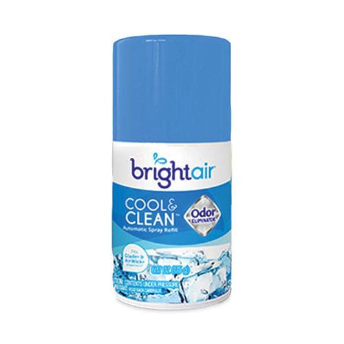BRIGHT Air Automatic Spray Air Freshener Refill Cool And Clean 6.17 Oz Aerosol Spray 6/carton - Janitorial & Sanitation - BRIGHT Air®