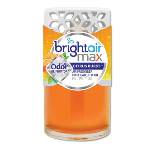 BRIGHT Air Max Scented Oil Air Freshener Citrus Burst 4 Oz 6/carton - Janitorial & Sanitation - BRIGHT Air®