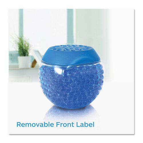 BRIGHT Air Scent Gems Odor Eliminator Cool And Clean Blue 10 Oz Jar 6/carton - Janitorial & Sanitation - BRIGHT Air®