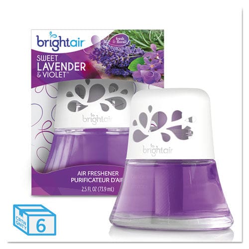BRIGHT Air Scented Oil Air Freshener Sweet Lavender And Violet 2.5 Oz 6/carton - Janitorial & Sanitation - BRIGHT Air®