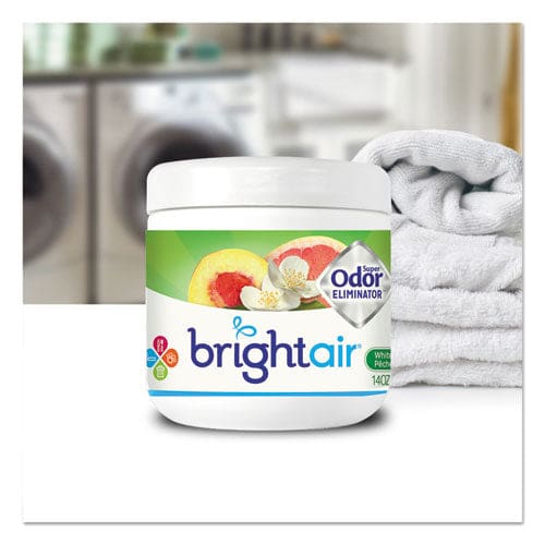 BRIGHT Air Super Odor Eliminator White Peach And Citrus 14 Oz Jar 6/carton - Janitorial & Sanitation - BRIGHT Air®